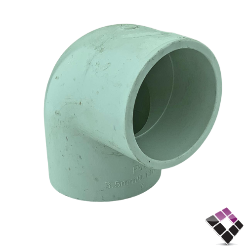 كوع زاوية أبيض ضغط 40 شانيل 1.1/4 ً