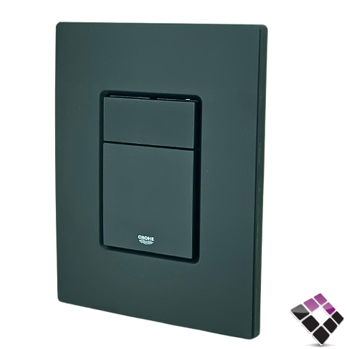 وجه غطاء ضغاط سيفون مخفي GROHE الماني لون أسود مربع رقم 38732KF0