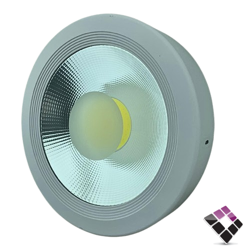 كشاف لطش LED خارجي عدسة COB كوب همر HUMMER صيني إضاءة 6500K أبيض 20 سم 30W رقم HU-2235/30