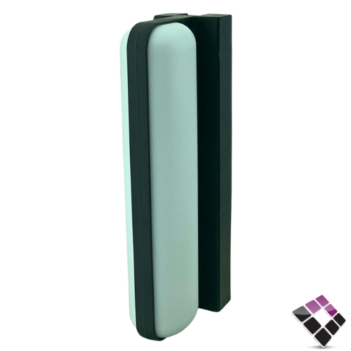 كشاف سور LED خارجي PLATO وتر بروف جرم بلاستيك أسود اسطواني إضاءة من جهتين أبيض 24W