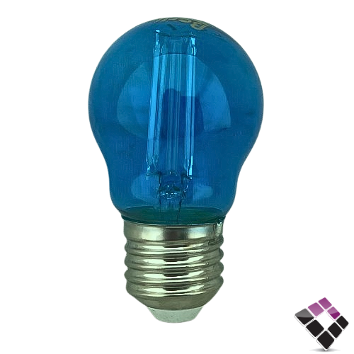 لمبة كروي LED برلين Berlin سهارية سنة E27 اضاءة لون أزرق 5W