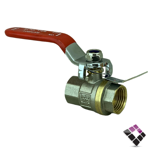 حنفية سن نحاس BATHROY ايطالى يد أحمر 1/2" رقم 2801162