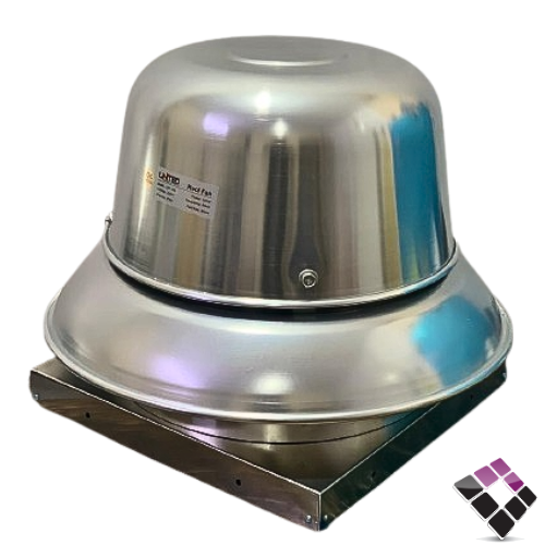 مروحة شفط  وجار فولاذ مقاوم للصدأ UNITED سعودي تعمل بالكهرباء 260W مقاس الشفرة 25CM رقم URF-200