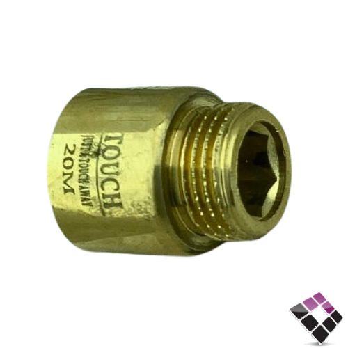 جلبة ذكر نحاس كامل ثقيل T0UCH صيني مقاس 20 ملم 1/2"