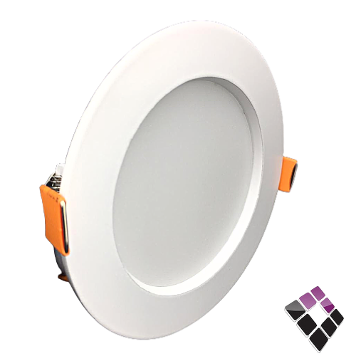 كشاف LED سبوت داخلي SMD مثلج مزود بمبرد المنيوم NEW POWER صيني جرم أبيض إضاءة أبيض 10سم 3"×10W***