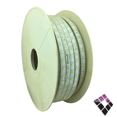 لفة لي زينة LED الرائد AL RAED صيني اضاءة 6500Kأبيض 2 خط 116 لمبة بالمتر 5W للمتر 9 ملم