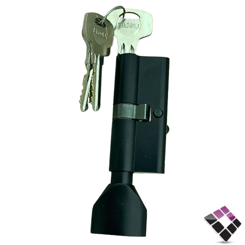 قلب كالون حمام أسود مع مفتاح BIJOU بيجو صيني رقم SC-23/70mm-M-BK