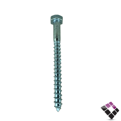 مسمار برغي راس سداسي سنة خشن لاج سكرو 90×8ملى