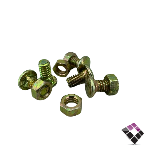 علبة مسمار رفوف مع صامولة ذهبي صيني 1/2×20-1/4