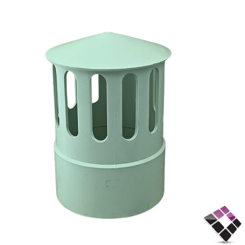 هواية طويل بلاستيك أبيض ضغط 40 مقاس 4"×114 ملم