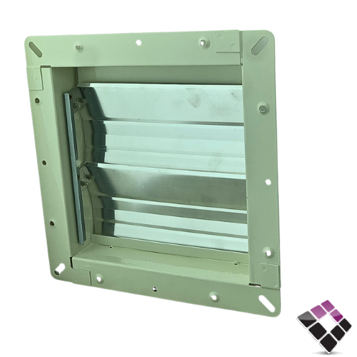 غطاء غالق مروحة شفط حديد لون بيج ريش المنيوم وينر كوري رقم 20 مقاس 30×30