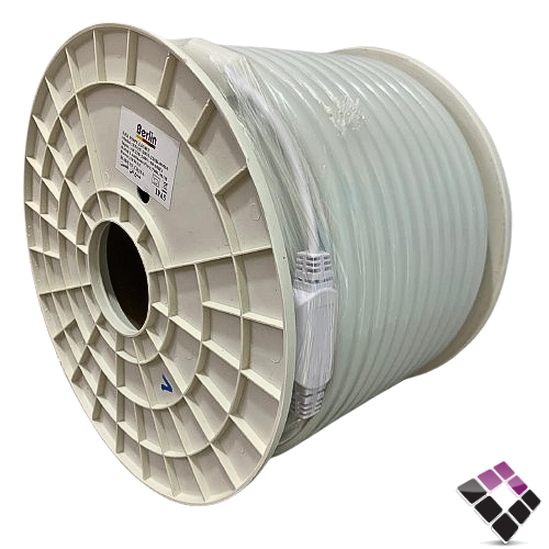 لي زينة LED نيون NEON دائري مبروم واتر روف 120 لمبة بالمتر 750W لون 4000K كريمي قص 20سم Berlin رقم 2835