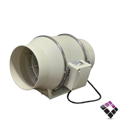 مروحة شفط سقف دكت مخفي نفاثة بلاستيك الرائد العربي AAL RAED مقاس 6"×70W رقم ZA-150