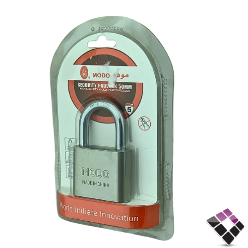 قفل فضي مودو MODO صيني مقاس 50mm