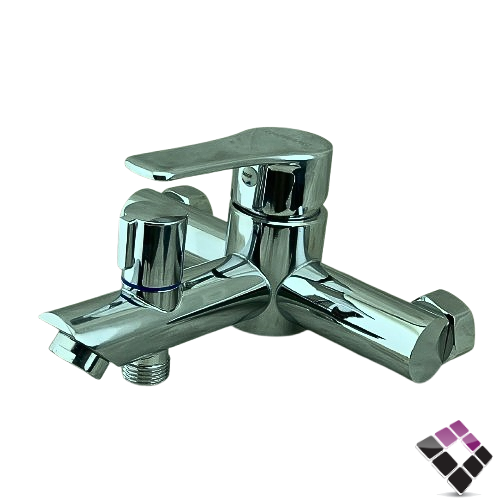 خلاط دش أتمتيك GAOKANG لون كروم ثقيل تحويلة برم مع لي و سماعة