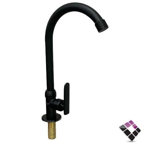 خلاط مجلى شجرة ولقف خط واحد بارد Hanza Smart الماني لون أسود رقم 204