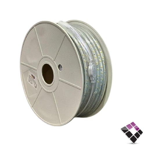 لي زينة LED برلين Berlin خطين 120 لمبة بالمتر 12ملم 10 وات بالمتر لون كريمي 4000K قص كل 20سم يعمل بالدايمر داخلي + خارجي وتربروف