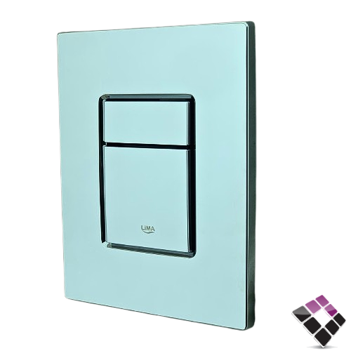 وجه غطاء ضغاط سيفون مخفي لون كروم LIMA صيني موديل قروهي مربع رقم GH-0124-C