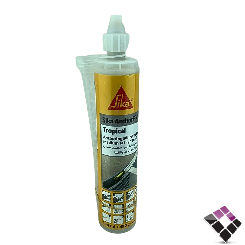 لاصق لتزريع اشاير الحديد والقضبان المعدنية يصلح للأحمال المتوسطة والثقيلة سيكا Sika Anchor Fix - 2
