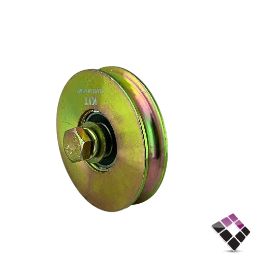 بكرة سحب باب KIT موديل U ثقيل بدون القاعدة مع مسمار 4"×100 ملم رقم 2392100