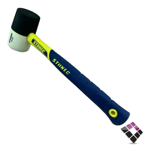 شاكوش ربل أبيض + أسود STONEC صيني يد فايبر مقاس 16 أونصة = 450 جرام