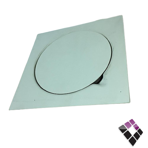 صفاية استيل لون كروم BR ايطالى 3قطع برغي تثبيت للشبك 10×10