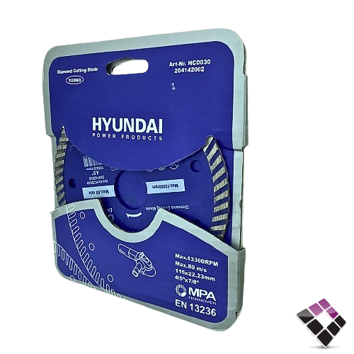 دسك صاروخ تيربو  قص  TURBO رخام HYUNDAI هونداي جرانيت  صيني أزرق 4.5" رقم 204142002
