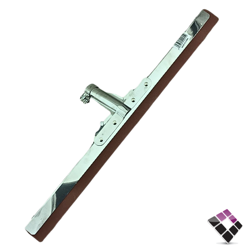 ماسحة بلاط  مصري حديد +بلاستيك ملون مربط يد بلاستك 75 سم بدون عصا