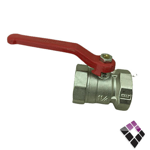 حنفية ايطالى DONA يد احمر  1.1/4"*