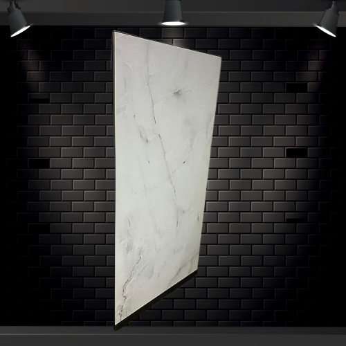 بروسلان هندي لون أبيض + عرق رمادي رخامي موديل رخام أونكس لماع قص ليزر دجتل LAIMA GREY نخب1