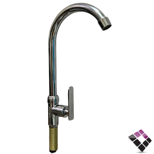 خلاط مجلى شجرة ولقف خط واحد بارد Hanza Smart الماني لون كروم رقم 204