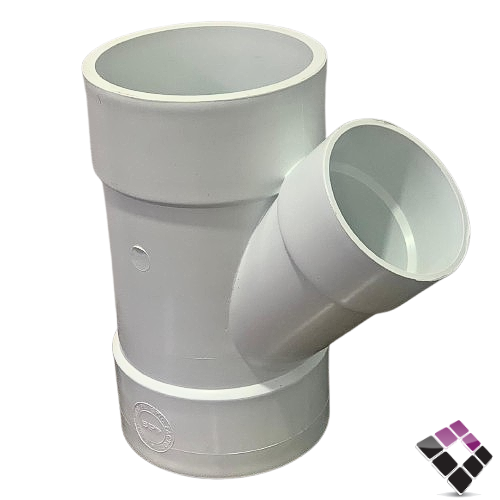 قسام واي Y نقاص بلاستيك  فابكوBPF سعودي ابيض ثقيل 160ملم "6 ×4"=114ملم