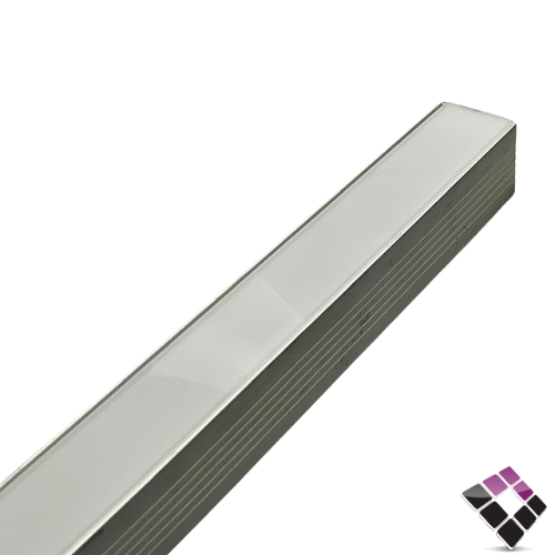 بروفايل استرب لي زينة المنيوم لطش ظاهر جداري STRIP FIXTURE نيو باور NEW POWER مقاس 35 ملم ×35ملم طول 3متر رقم 114032