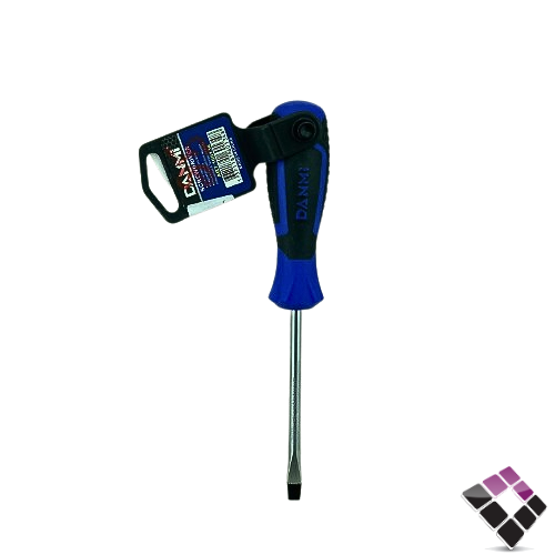 مفك عادي عريض دانمي DANMI صيني رأس مغناطيس يد ربل 4" رقم 160134