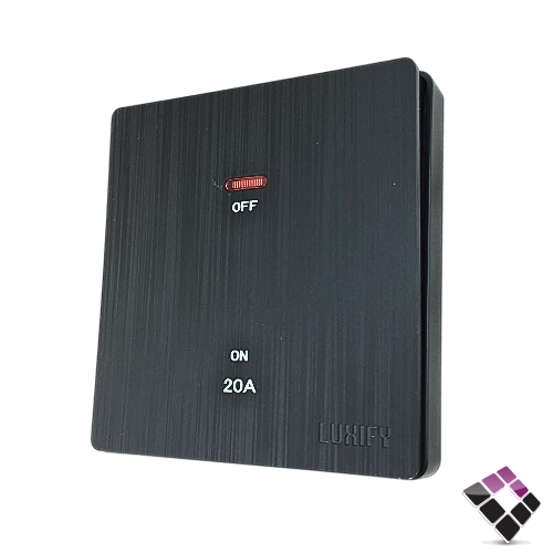 مفاتيح سخان LUXIFY صيني لون أسود م/ بيانو 20A رقم 23700010
