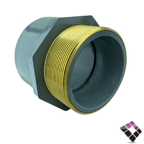 جلبة ذكر بلاستيك سن نحاس حار CPVC فابكو سعودي BPF مقاس  3"