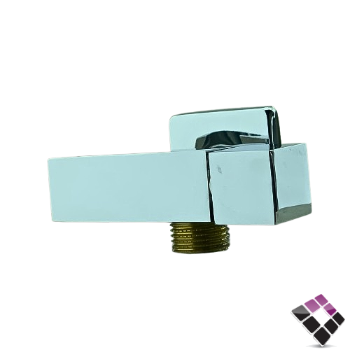 محبس مع قاعدة حامل شطاف مسكة مربعة نحاس مطلي لون كروم ORISA صيني 1/2" رقم 60112