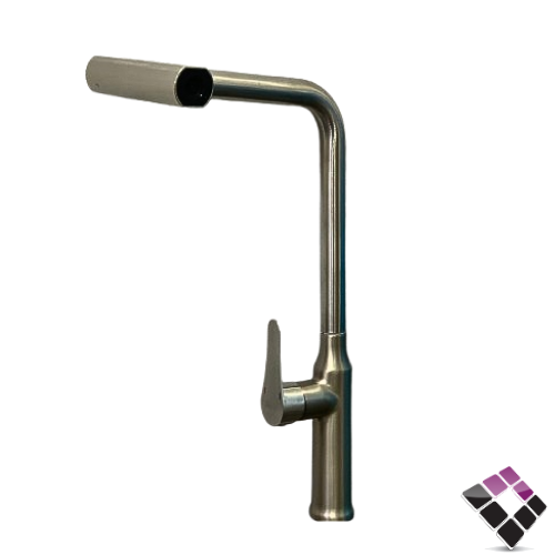 خلاط مجلى واقف شجرة صباب رأسي + عرضي شلال + لي سحاب أتمتيك QUALITY صيني لون تيتانيوم مطفي رقم 70014004