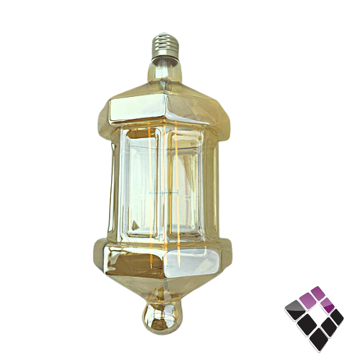 لمبة LED موديل فانوس كبير عسلي D190/أعواد MT صيني إضاءة 7W أصفر OS-DL015-7W-2700K