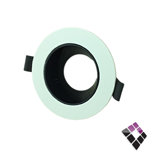 جرم سبوت لايت مفرد دائري مانع توهج همر HUMMER صيني جرم خارجي أبيض داخلي أسود مقاس 2" ...رقم الصنف (26502132)