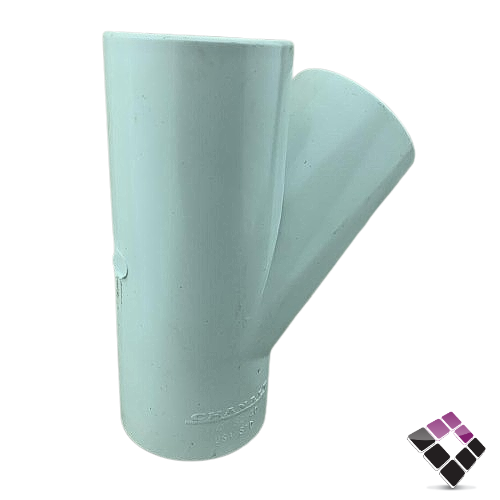 قسام واي Y بلاستيك شانيل سعودي ابيض ثقيل 160ملم "1.1/2