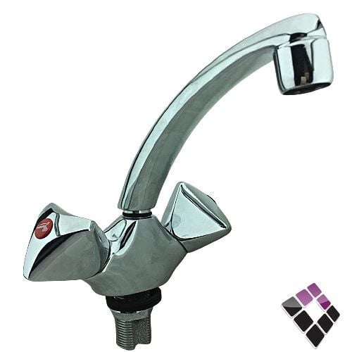 خلاط مغسلة شجرة رقبة عالي متحرك مسكة مثلثة GARVENA مصري