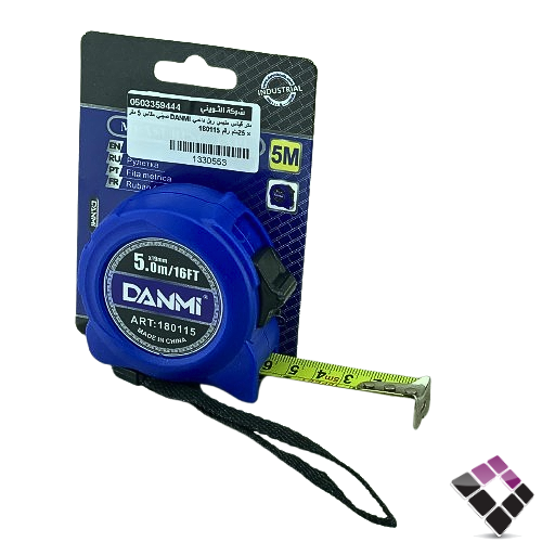 متر قياس ملبس ربل دانمي DANMI صيني مقاس 5 متر × 25ملم رقم 180115