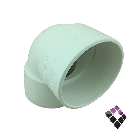 كوع زاوية بلاستك أبيض ضغط 40 مصنع السهلي SPF سعودي 3"