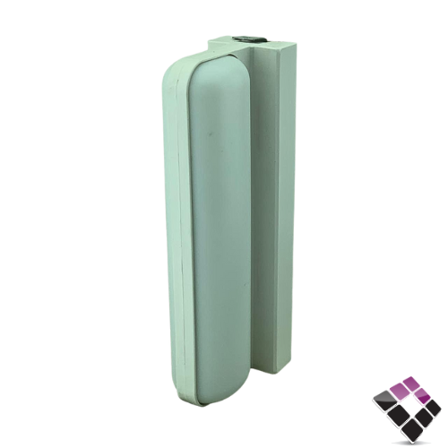 كشاف سور LED خارجي PLATO وتر بروف جرم بلاستيك أبيض اسطواني إضاءة من جهتين أصفر 24W