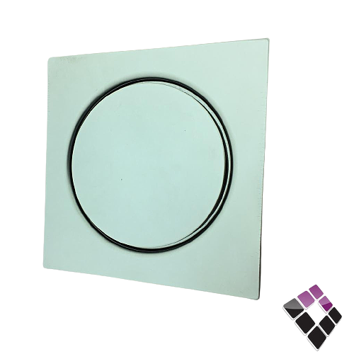 صفاية استيل 304 لون كروم LEONARDO ايطالى ثقيل 3قطع غطاء برم برغي على الشبك 15×15