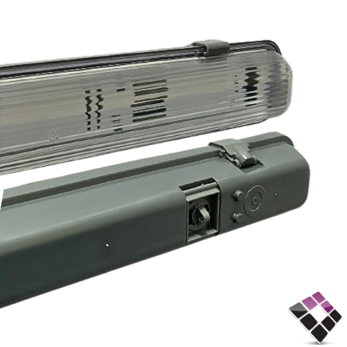 جرم نجف مفرد LED بغطاء وتر بروف بدون ترنس و بوبينة 1×120 سم