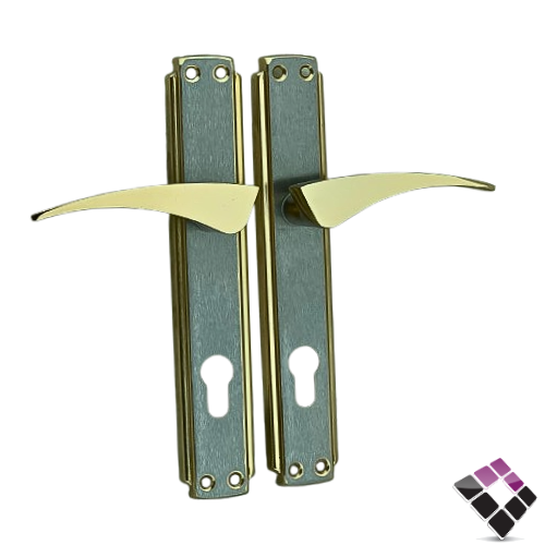 يد كالون سكاب SKAB صيني خفيف متحرك طويل لون ذهبي + فضي رقم 208SN-GP