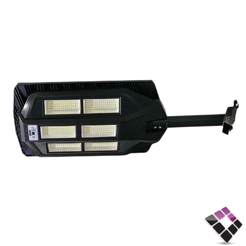 كشاف شارع LED يعمل على الطاقة الشمسية AL RAED الرائد إضاءة أبيض مع خلية ضوئية و ريموت 600W