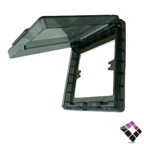 غطاء حماية مفتاح شفاف مطري وتر بروف LUXIFY  صيني مقاس 7×7 رقم 25000082